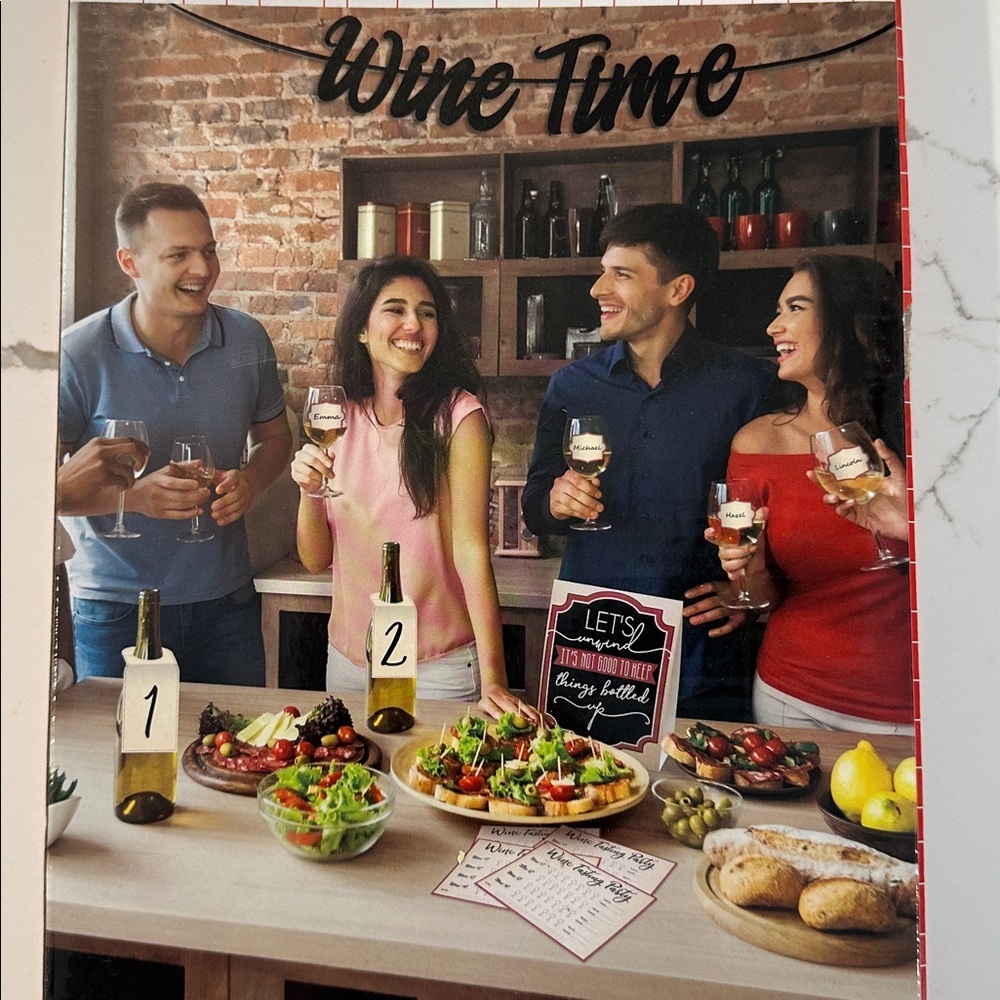 Wine Time Party Kit NIB